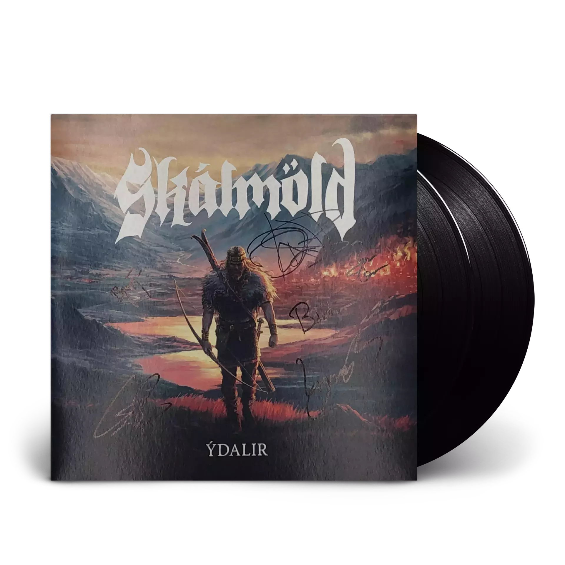 SKALMÖLD - Ýdalir SIGNED [BLACK DOUBLE VINYL]